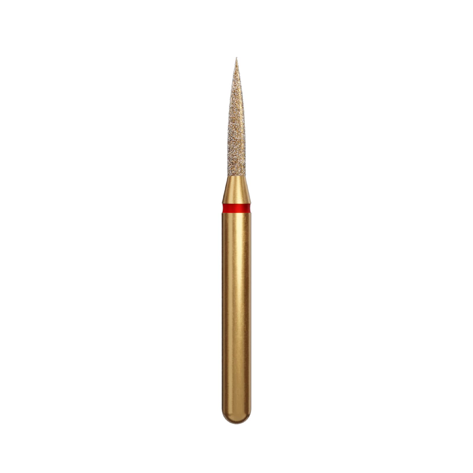 Alpen FG #860-65.012 Fine Grit Flame Shaped Diamond Bur, 5/Pk - Alpen FG #860-65.012 Fine Grit, Flame Shaped Diamond Bur. Package of 5 Burs - Image 1