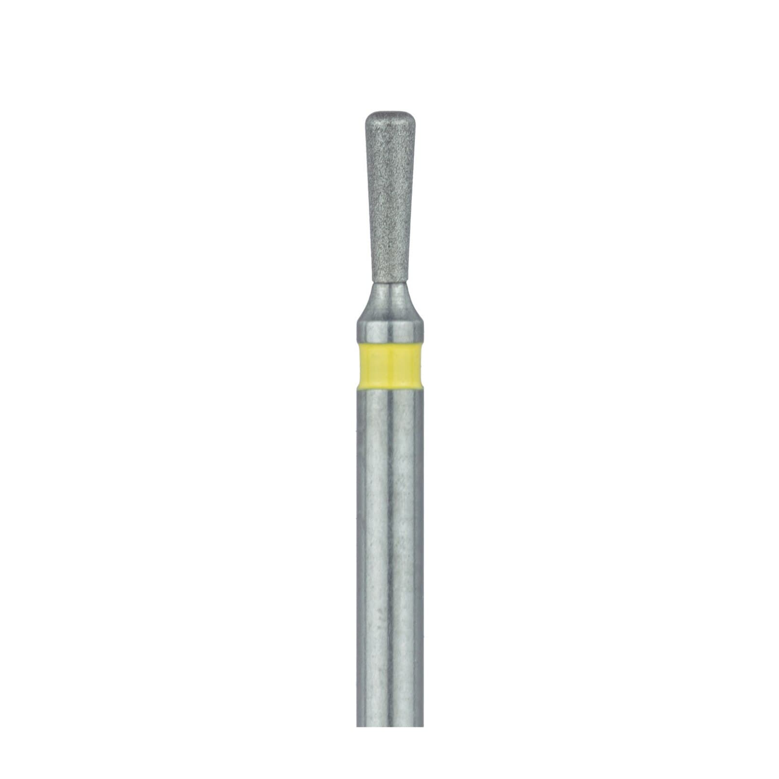 Meisinger 808LC-012-FG Extra Fine Diamond Bur, Long Pear, Friction Grip, 1.2 mm, 5/Pk - Meisinger Diamonds 808LC-012-FG X-FIne 5/Pk - Image 1