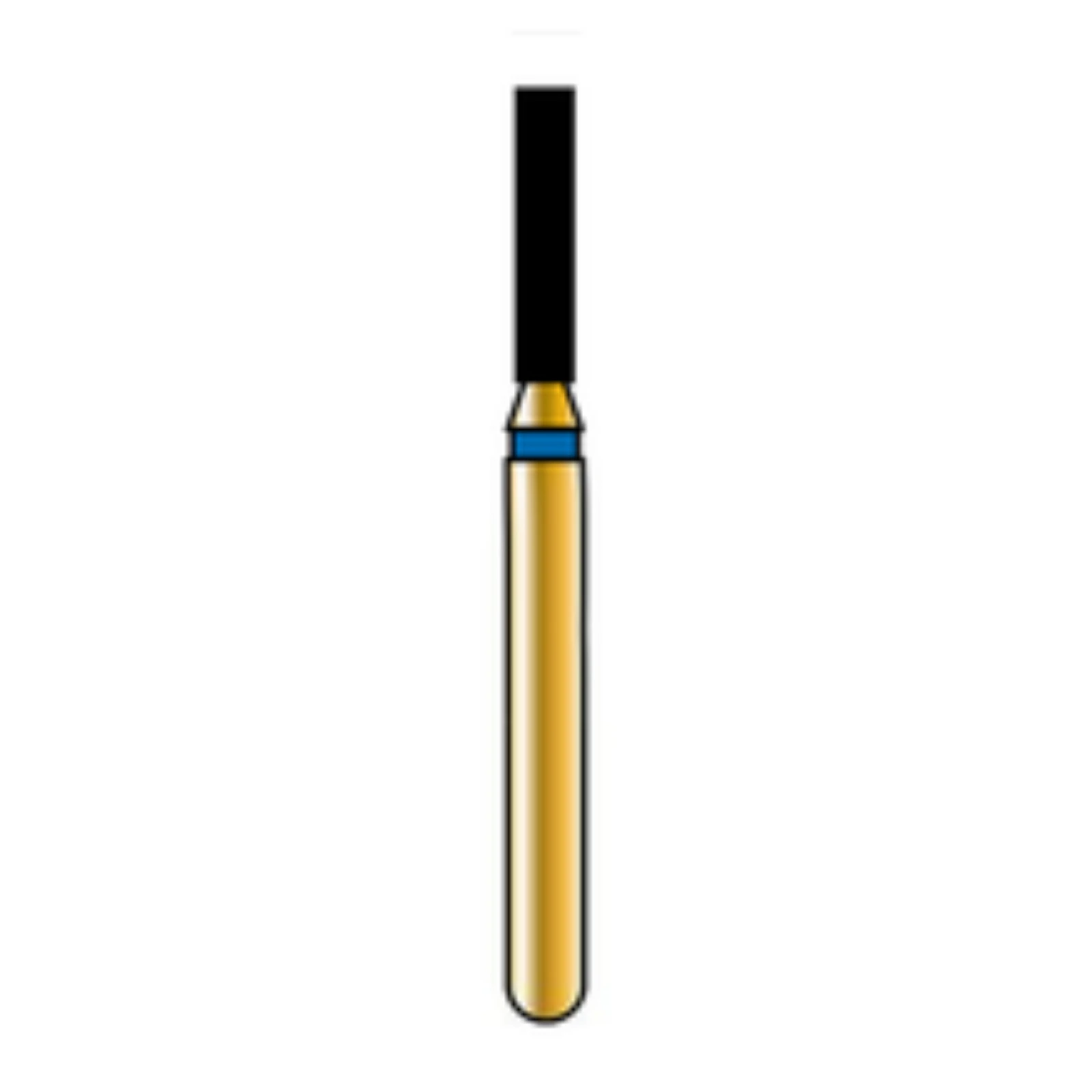 Alpen Multilayer Diamond Bur, FG #837-016, Flat End Cylinder, Supercoarse Grit, 5/Pk - Alpen Multilayer Diamonds FG 837-016 SC 5/Pk - Image 1