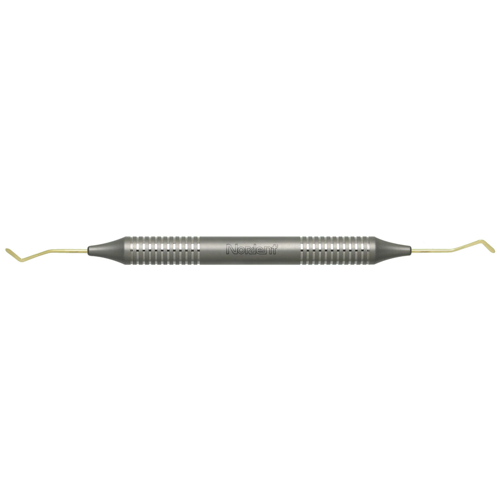 Nordent Composite Placement Instrument, #26 Micro LRT, Double Paddle, Titanium Nitride Coated, DuraLite ColorRings Handle, Stainless Steel, Double End, LTR-MINI - Composite Placement Instrument – # 26, Micro LRT, Double Paddle, Titanium Nitride Coated, DuraLite® ColorRings™ Handle, Stainless Steel, Double End - Composite Placement Instrument – # 26, Micro LRT, Double Paddle, Titanium Nitride Coated, DuraLite® ColorRings™ Handle, Stainless Steel, Double End - Image 1