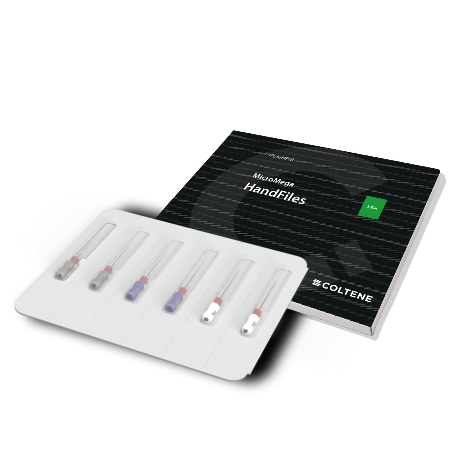 MicroMega B6 K-Files, Size #08/015, 21 mm, 0.02 Taper, Sterile, Pack of 6, #60029991 - MicroMega B6 K-Files N008/015 L21 Sterile Pack of 6 - Image 1