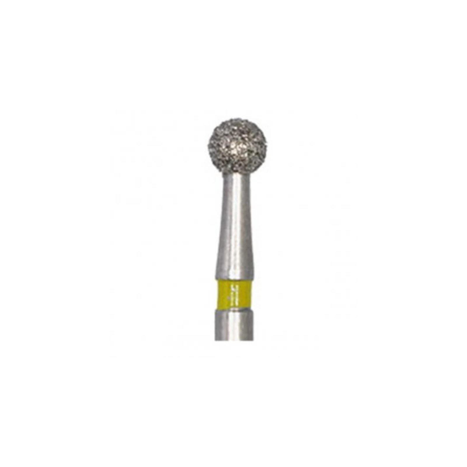 Meisinger 801C-023-HP Diamond Bur, Round, 2.3 mm, X-Fine Grit, High-Speed, 5/Pk - Meisinger Diamonds 801C-023-HP X-Fine 5/Pk - Image 1