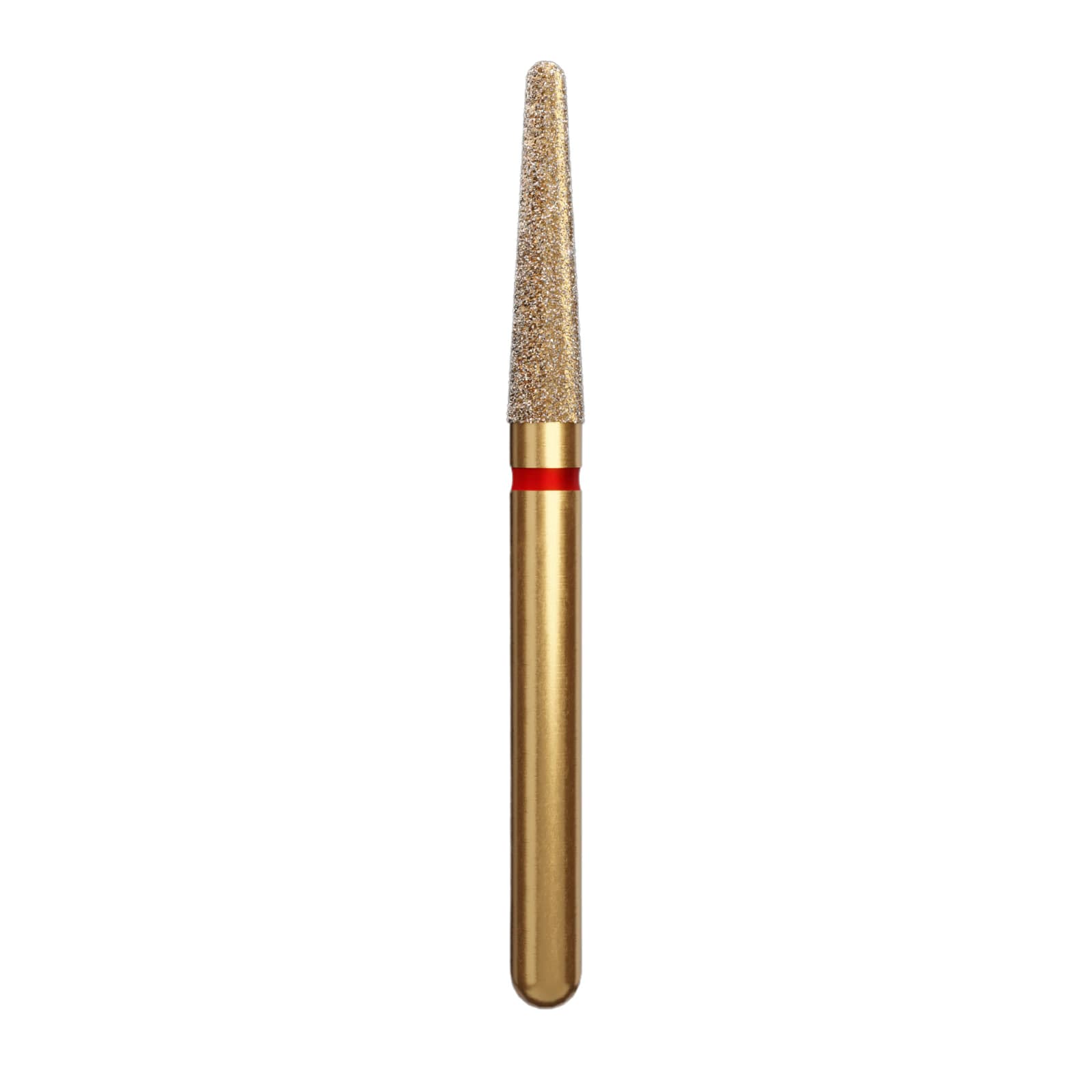 Alpen FG #856.018 Fine Grit Round End Taper Diamond Bur, 5/Pk (856-314-018-8.00-F) - Alpen FG #856.018 Fine Grit, Round End Taper Diamond Bur. Package of 5 Burs - Image 1