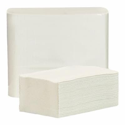 Dental City C-Fold Towels, White, 2-Ply, 10.2" x 13", 2400/Case - Dental City C-Fold Towels White 2400/Towels - Image 1
