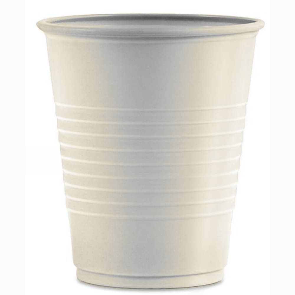 PureLife+ 5 oz Plastic Cups, White, 1000/Case - PureLife+ 5 oz Plastic Cups, White, 1000/Case - Image 1