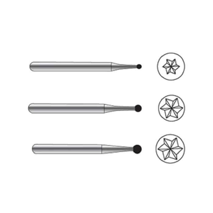 Pac-Dent Surgical Length Carbide Burs, Right Angle/Latch, #8, 26mm Length, 2.35mm Diameter, 10/Bx - Pac-Dent Surgical Length Burs - Right Angle - #8 - Image 1