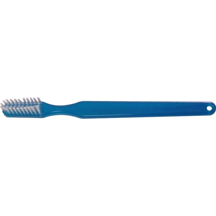 OraLine Economy Ortho V-Trim Toothbrush, Soft Bristles, Assorted Colors, 6 in, 72/Case, TBRUSHADULT V-TRIM72/CS - Economy Ortho V-Trim Toothbrush - Assorted - Image 1